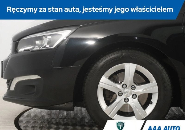 Peugeot 508 cena 49000 przebieg: 202630, rok produkcji 2015 z Sieradz małe 277